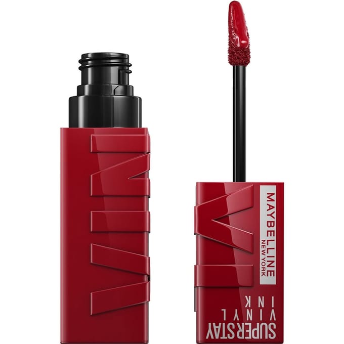 Maybelline New York Super Stay Vinyl Ink Vloeibare Lipstick - Onuitwisbare, intense vinyl kleur met een comfortabele draag