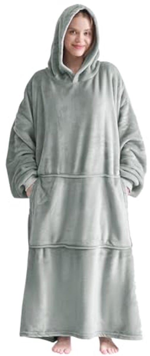 Dames Draagbare Oversized Hoodie Deken