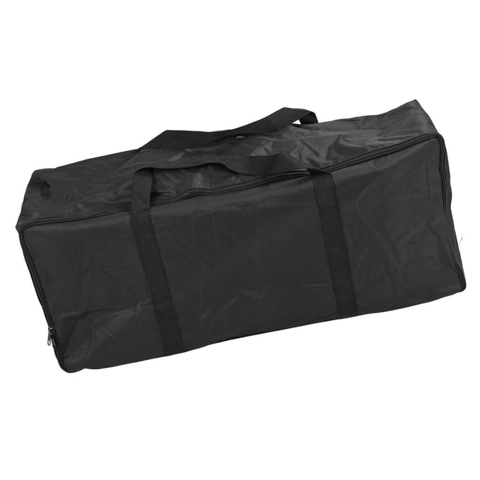 Grand sac de transport pour équipement de studio photo avec poignée et double fermeture éclair pour trépied et support d'éclairage 75x20x30cm black