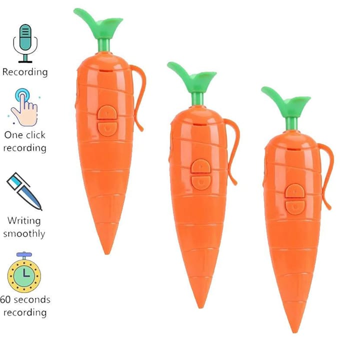 Multifunctionele Wortel Pen Kan Schrijven Graffiti Balpen Schattig Kindercadeau 3 PCS