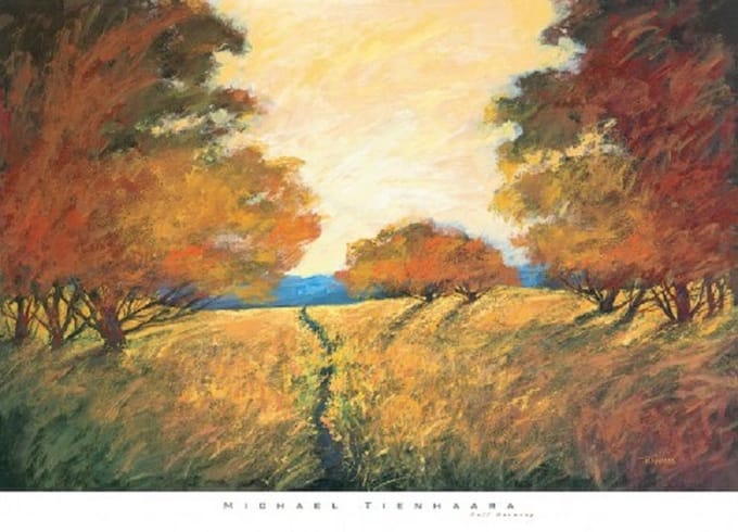 Poster PGM Micheal Tienhaara - fall Harmony 91 x 66 cm