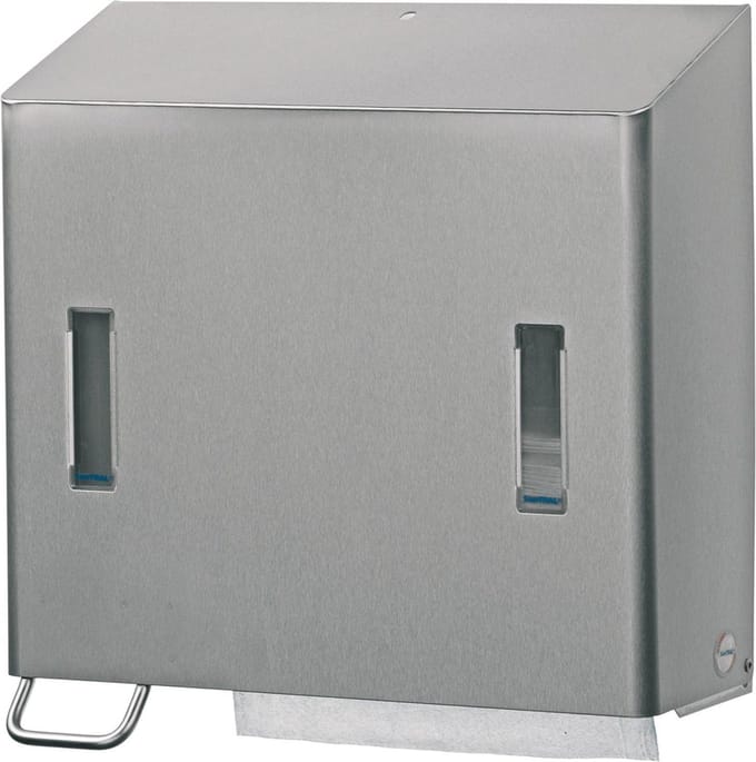 SanTRAL Combinatiedispenser zeep- & handdoekdispenser