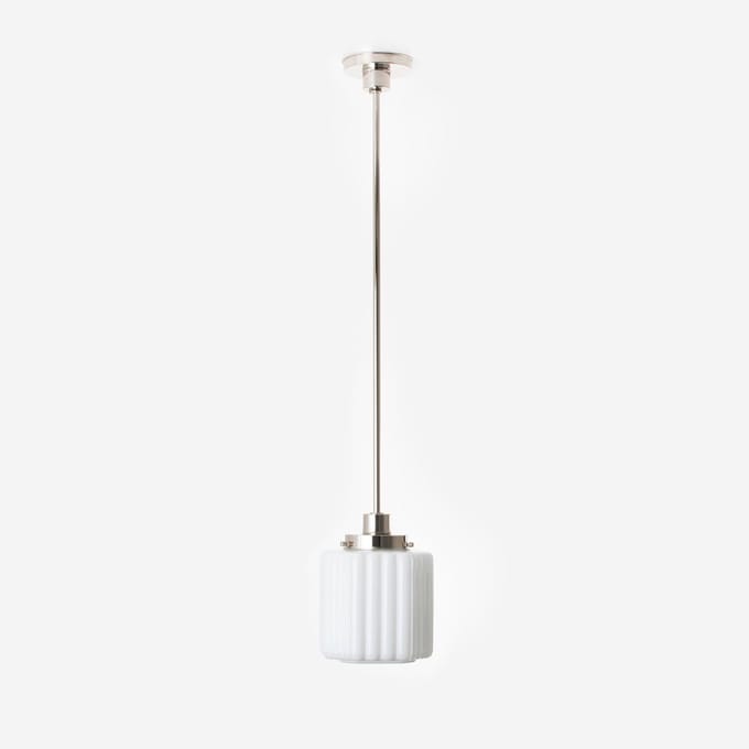 Hanglamp Thalia 20's Nikkel - Art Deco Trade