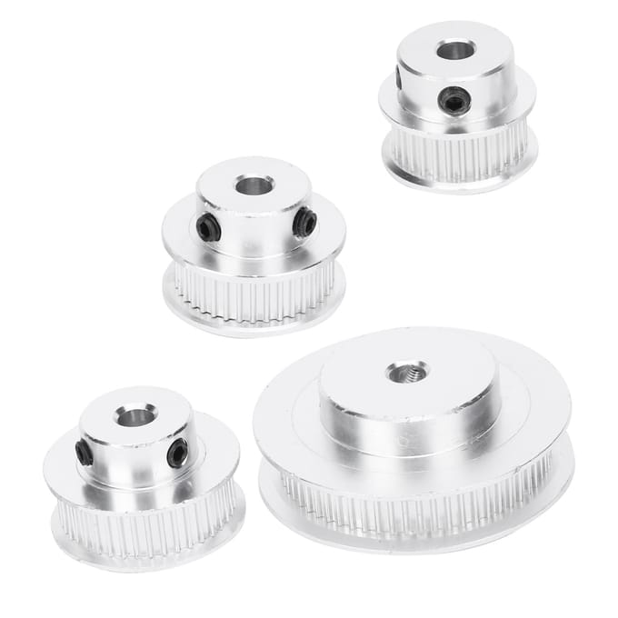 Roue synchrone 3036 4060 dents pour accessoires d'imprimantes 3D et fraiseuses white