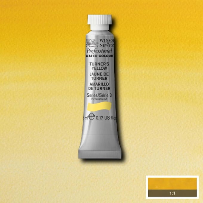 Watercolor paint W&N 5ml - 649 Turners Yellow