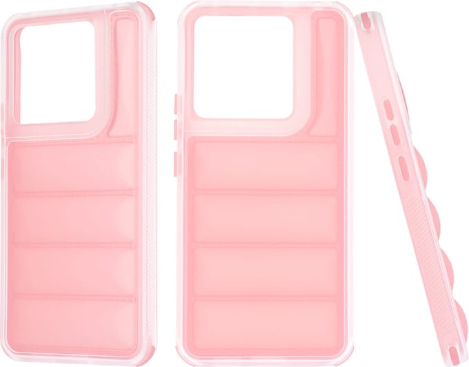 Hoesje geschikt voor Xiaomi Redmi Note 13 Pro 5G / Xiaomi Poco X6 - Techsuit Wave Shield Shockproof Hard Case Back Cover - Roze