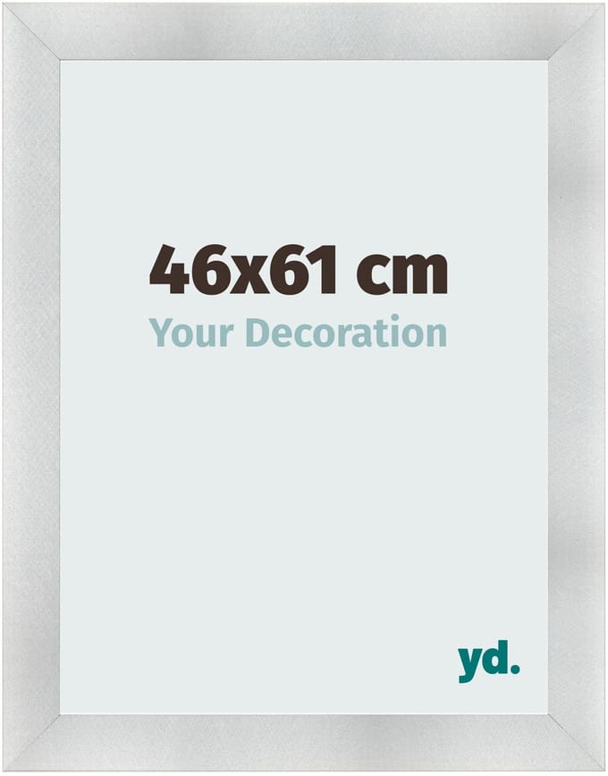 Your Decoration - Fotolijst 46x61 cm - MDF - Aluminium Geborsteld - Pisa