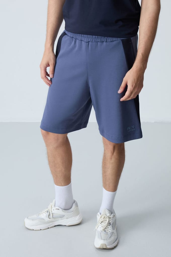 Heren Katoenmix Sweatshorts
