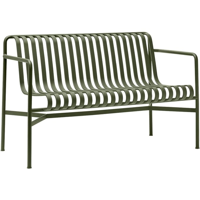 HAY - Palissade Dining Bench - olijf - groen