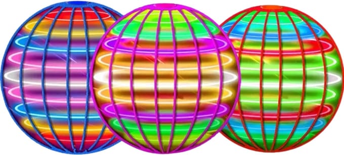 Nivard Flying Ball - Spinner - Magic - Heli - Boomerang - Boomerang Bal - 3 Stuks