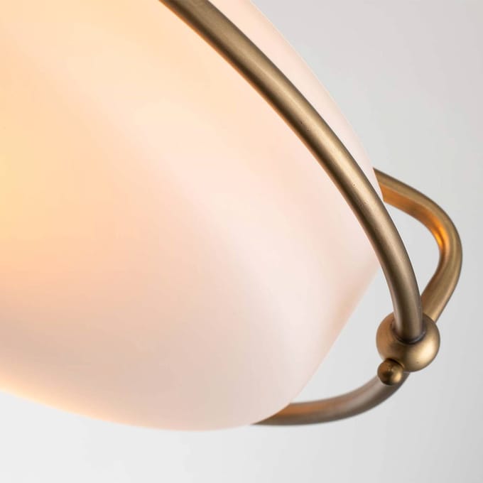 Quoizel LED Plafondlamp Griffin | 3X E27 Max 60W | Dimbaar | Weathered Brass