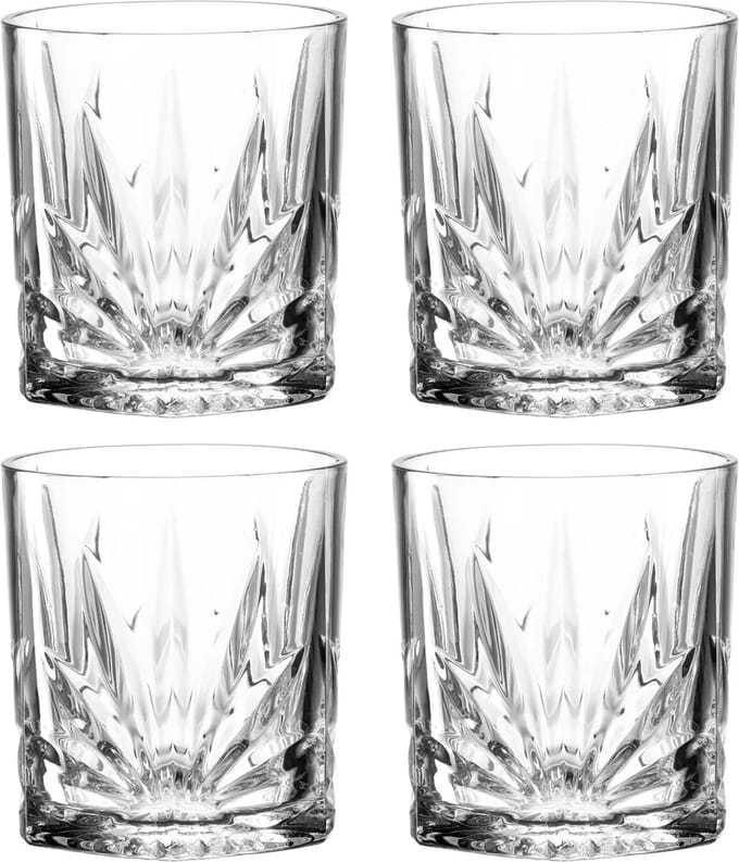 Whiskeyglas 330ml CAPRI - set van 4