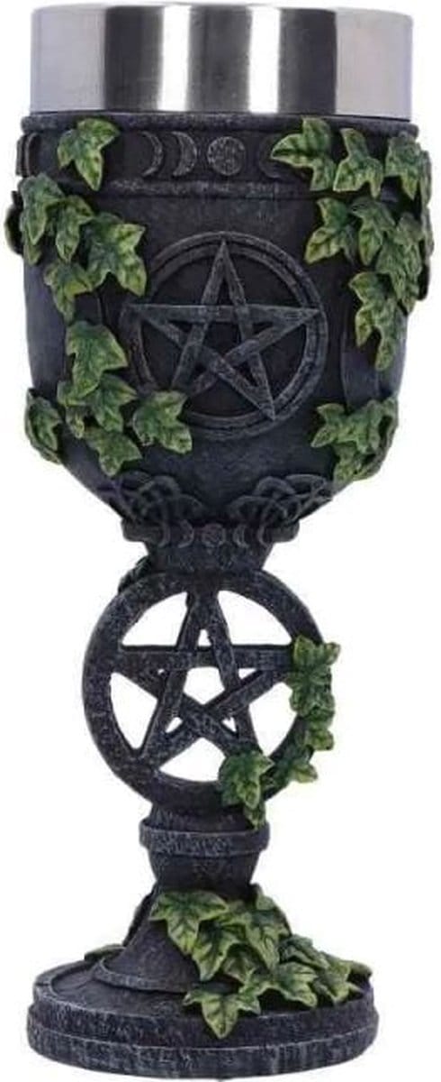 Nemesis Now Aged Pentagram Goblet Kelk standaard - Kunststof - Gothic