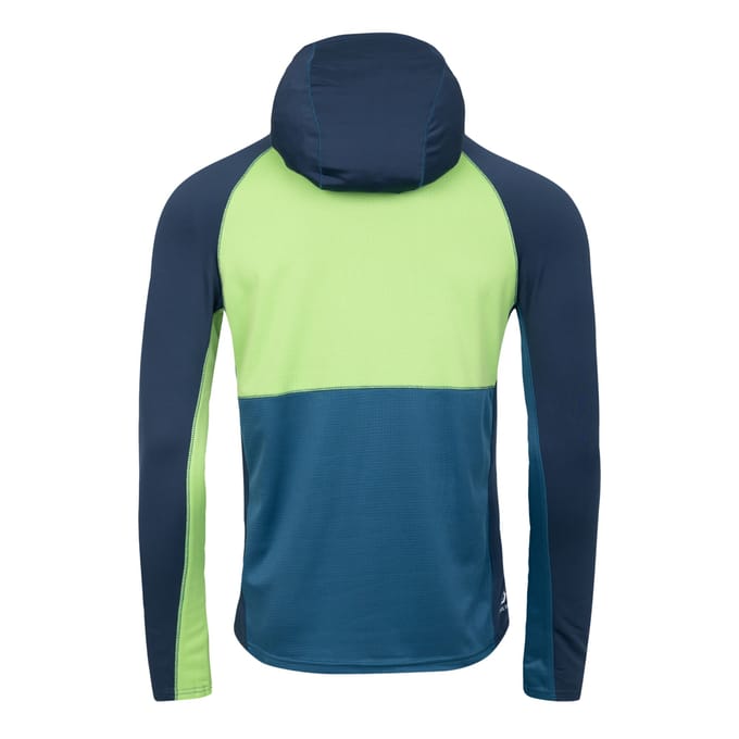 Dare 2B Heren Assimilate II Core Stretch Midlayer (Maanlicht Denim/Groene Flash)