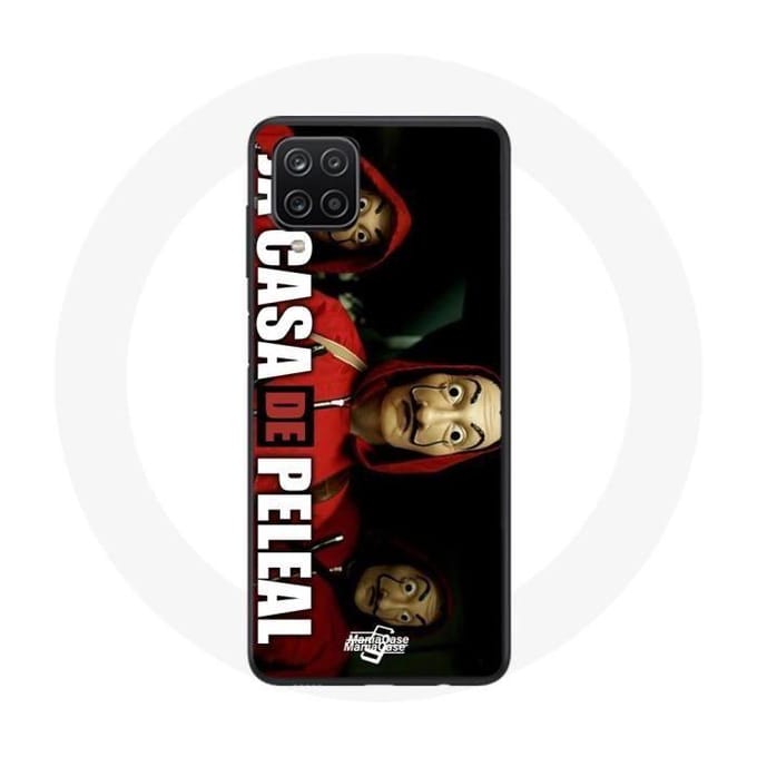 Samsung Galaxy A12 hoesje La casa de papel Dali-maskers