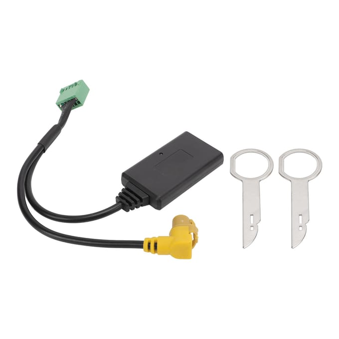Bluetooth 5.0 Aux Ingang Audio Adapter Kabel Draadloos Muziek Module voor Q5 A4L A6L Q7 A5 S5 black