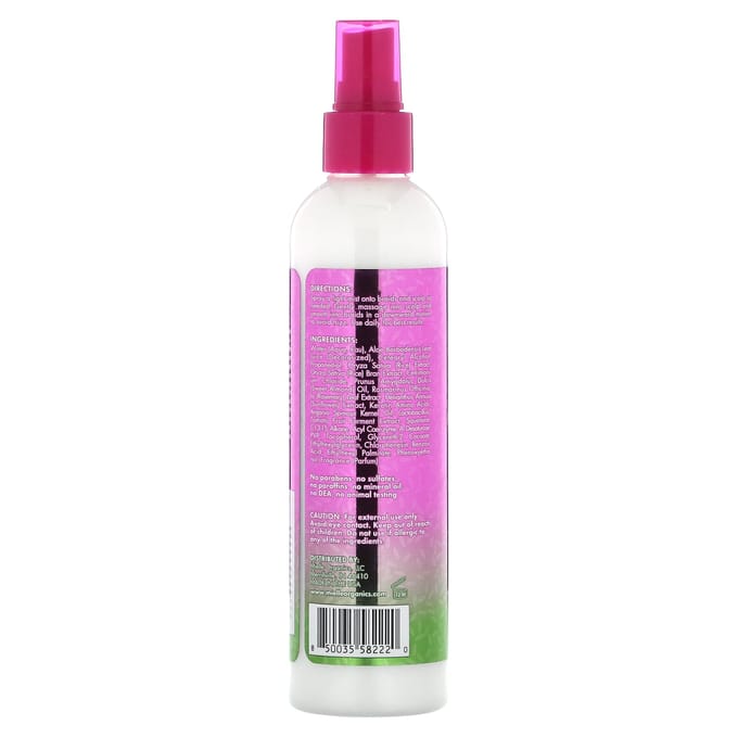 Mielle, Braid and Scalp Moisturizer, Rice Water and Aloe Vera Blend, 8 fl oz (237 ml) pink