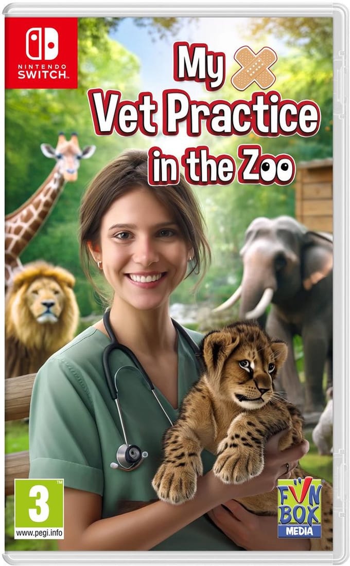 Nintendo Games Switch My Vet Practice In The Zoo Transparant PAL