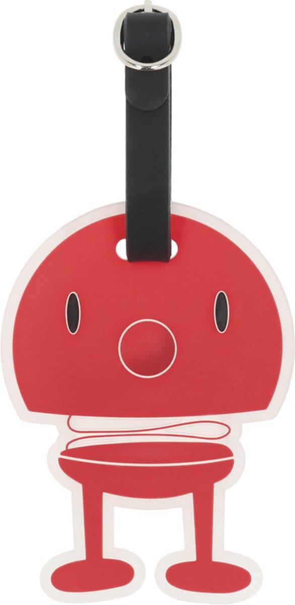 Hoptimist Bag tag Hoptimist 10,5 x 8 x 0,7 cm Red