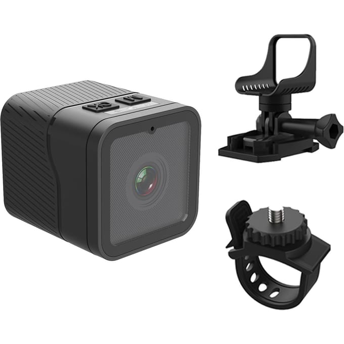1080P Multifunctionele Fietscamera Fietscamera Buiten WiFi Sportcamera Waterdicht Ingebouwd zwart