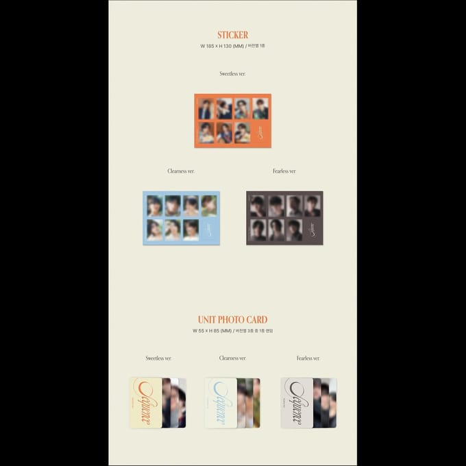 SF9 [Sequentie] 13e minialbum Clearness ver.