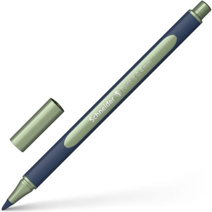 Schneider rollerball metallic - Paint-It 050 - lijnbreedte 0.4mm - vintage groen metallic - S-ML05001035