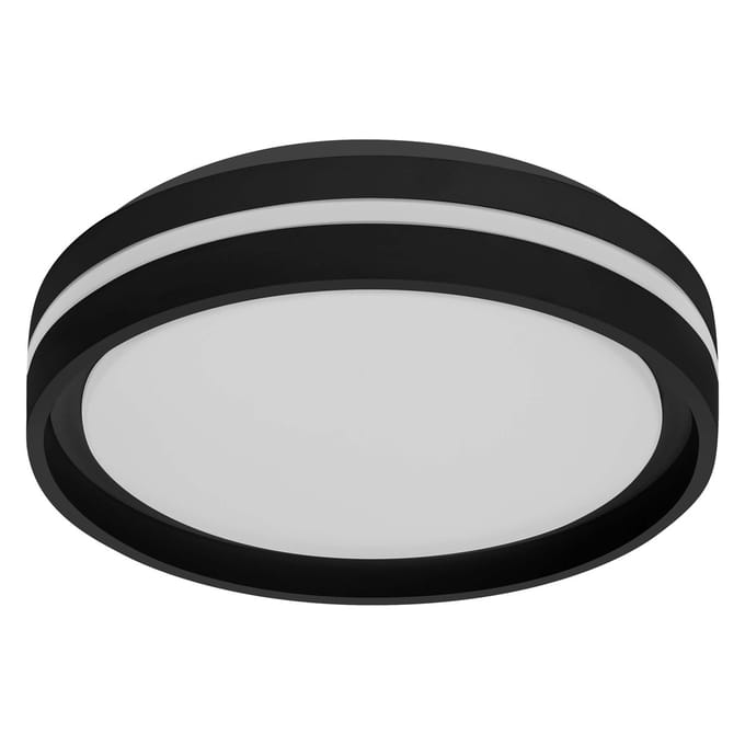 OSRAM Orbis Noemi LED Plafondlamp 285mm, Zwart, 3000K warm wit, 3-staps dimbaar, Click-DIM, IP20
