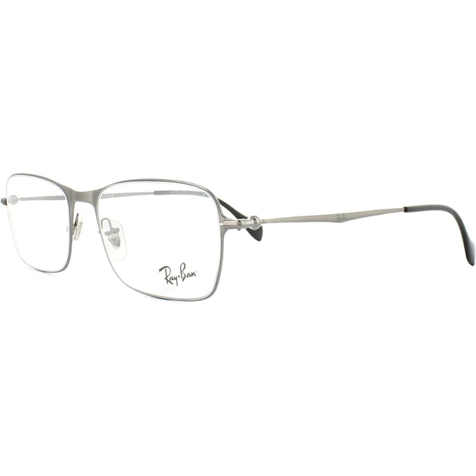 Ray-ban rechthoekige mat gunmetal herenglazen frames