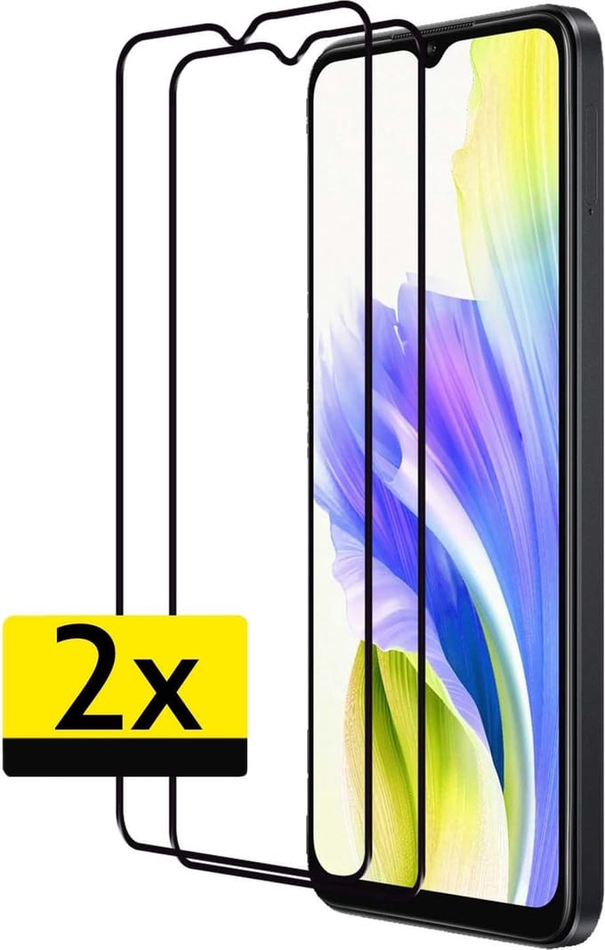 Screenprotector - Geschikt voor OPPO A18 - 2 Stuks - Full Cover - Beschermglas - Gehard Glas - Tempered Glass - Screen Protector