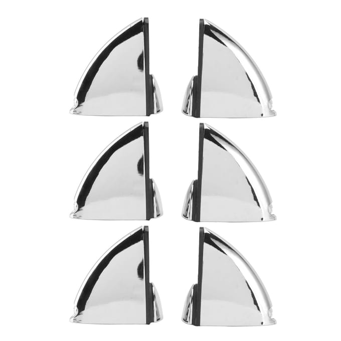 6 Pièces Pince à Verre K169 Pince Bouche de Poisson Portable Support de Rayon en Verre Réglable pour Maison Magasin