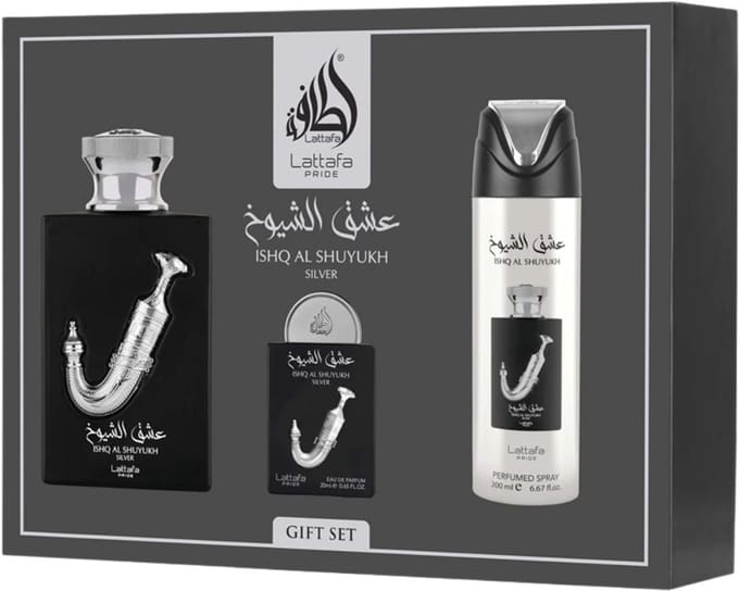 Lattafa - Pride Ishq Al Shuyukh Silver Eau de Parfum Giftset
