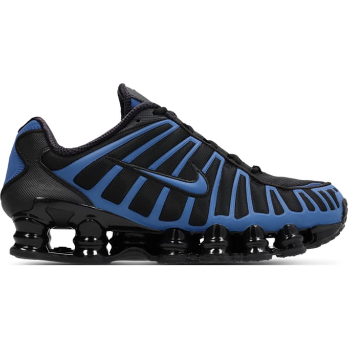 Nike Shox Sneakers Heren - Zwart - Maat 45 - Synthetisch, Textil