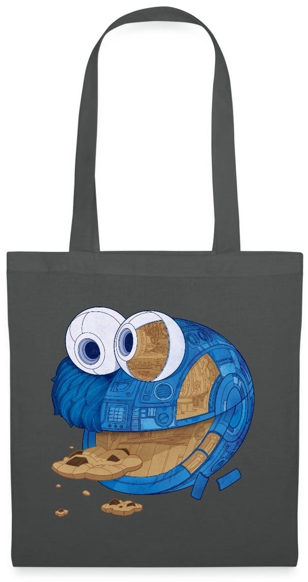 Sesamstraat Koekiemonster Machine Tas Van Stof Schoudertas