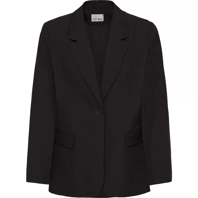 Ichi IHFAVA LONG BL Dames Blazer/colbert - Black