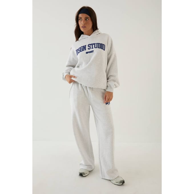 Dames Dsgn Studio Oversized Trainingspak Met Capuchon | Asgrijs | Maat: Large