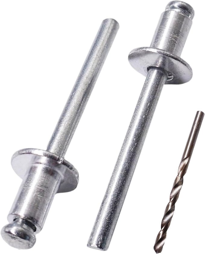 100 Stuks Aluminium Blindklinknagels 6 x 10 mm Koepelkop