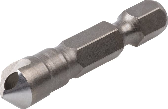 wolfcraft - Dwarsgat Verzinkboor Ø 8 mm - Zeskantschacht - 4370000