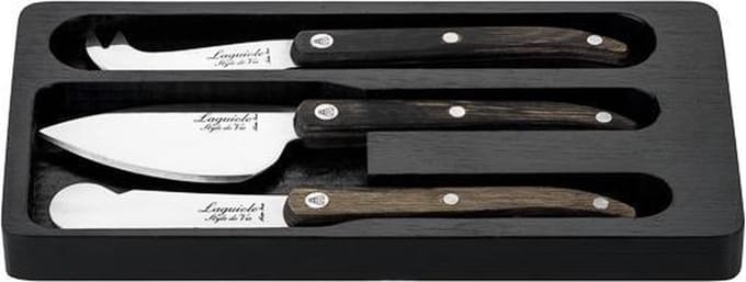 Laguiole Style de Vie Kaasmessenset Innovation Line - 3-delig - Grijs