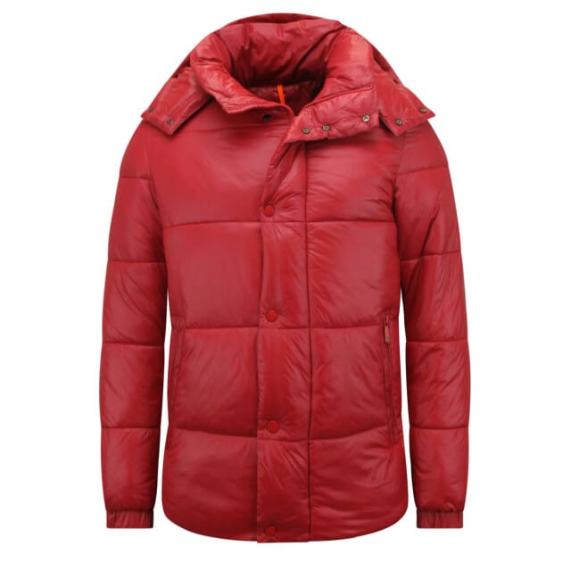 Jassen Heren - Puffer Jas Heren - Tussenjas Heren - Winterjas Heren Waterdicht - 8055 - Rode Jas