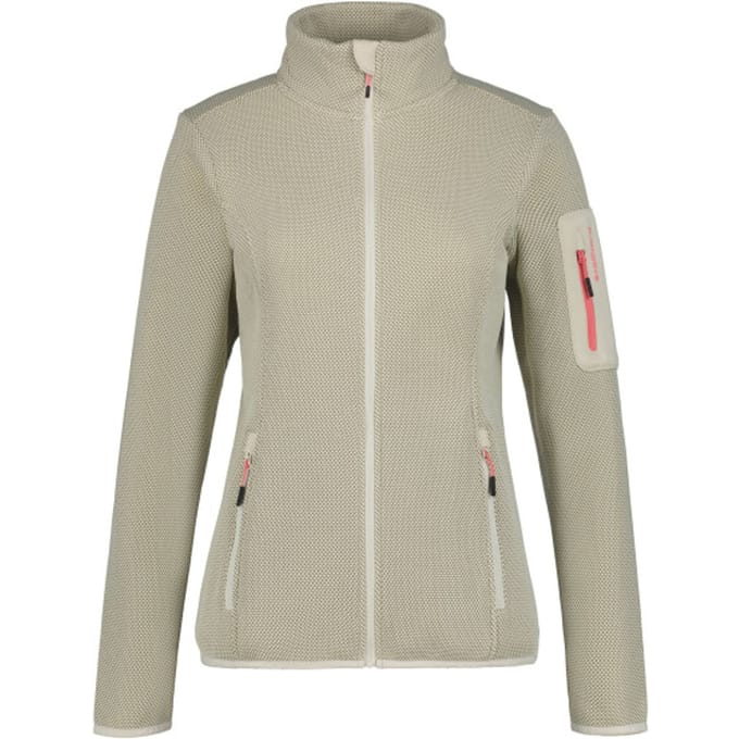 ICEPEAK - Bowersville - Fleece sweater met rits dames - Wit
