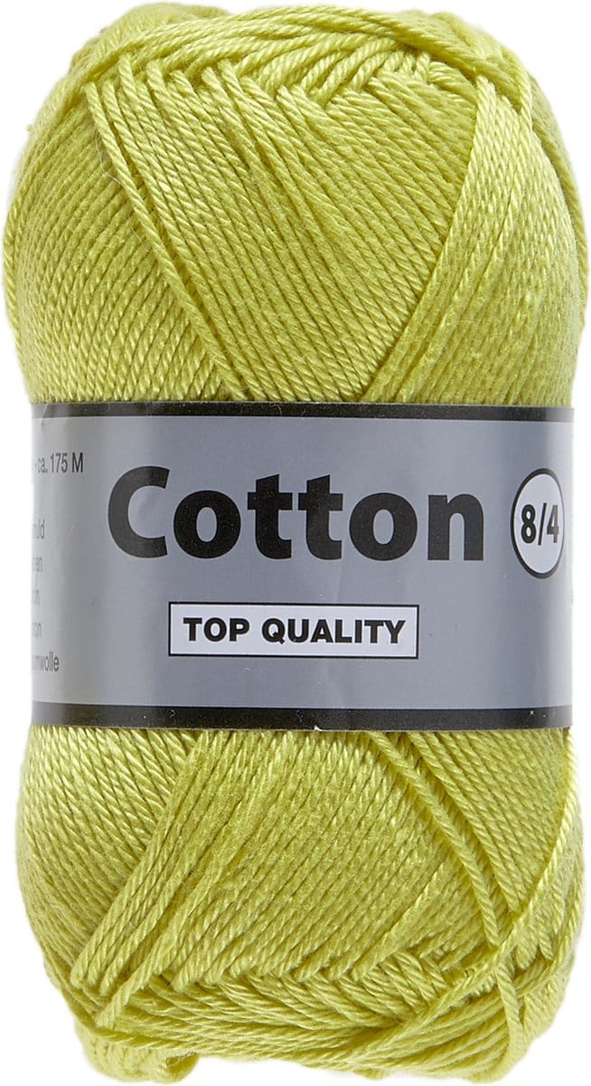 Lammy Yarns - Cotton eight 8/4 - Lime groen (071) - 5 bollen van 50 gram