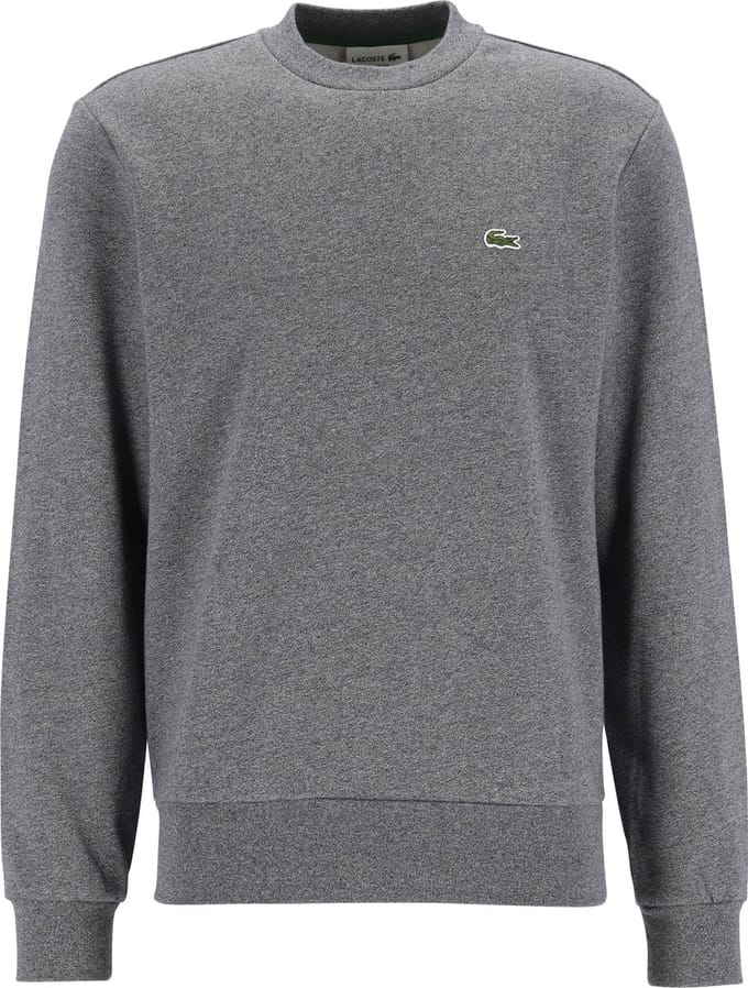 Lacoste heren sweatshirt - zwart met wit melange - Eclipse Jaspe
