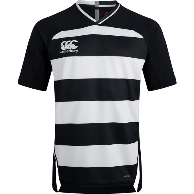 Canterbury Heren Evader Hooped Vapodri Jersey (Zwart)