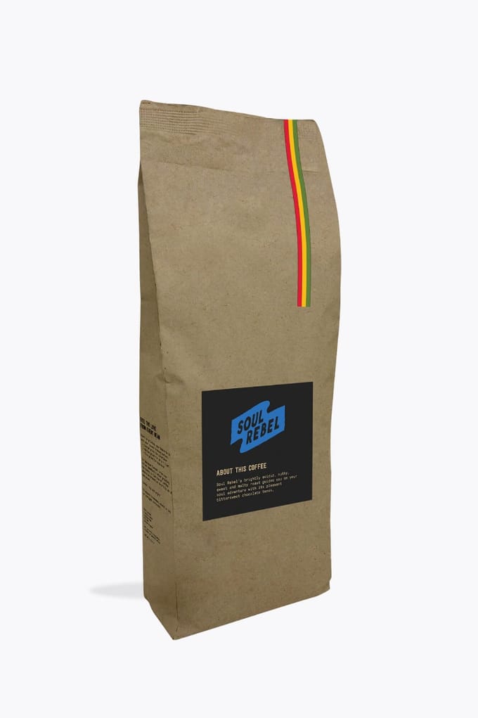Marley Coffee Soul Rebel Medium Gebrand 1kg