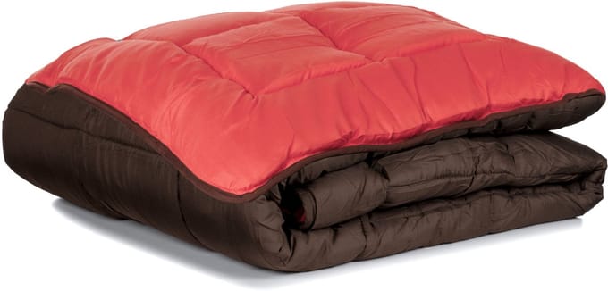 Zelesta Everyday Duo Dekbed - Chocolade & Koraal 200x200cm
