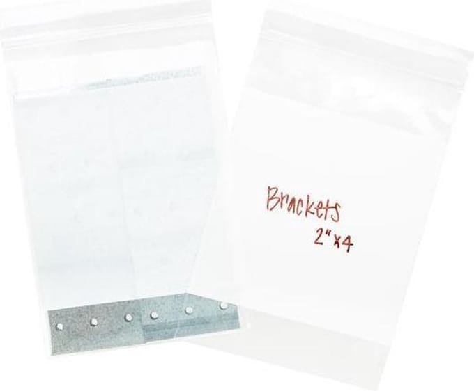 ZWC46 Hersluitbare gripzakjes 100 stuks met wit schrijfvlak 10x15 cm.