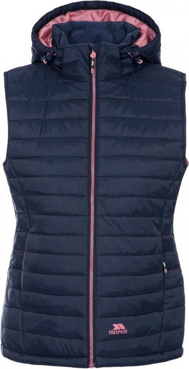 Trespass Aretha - Dames casual gilet Navy Dusty Rose - XS
