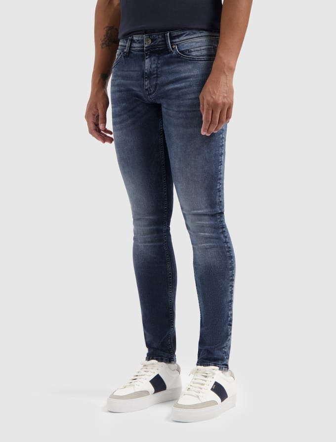 Pure Path The Jone Skinny Fit Jeans Denim Dark Blue (W1597 - 84)