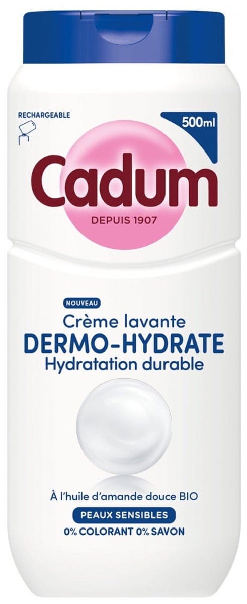 Cadum Navulbare Langhoudende Hydratatie Douchecrème 450 ml