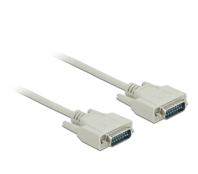 Gameport kabel 15-pins SUB-D kabel - Vertind koperen aders / beige - 10 meter